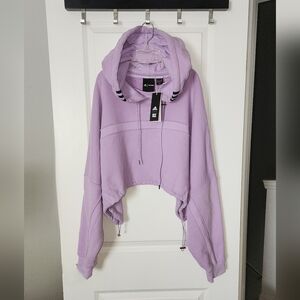 NWT Adidas x Ivy Park Hooded Shrug, Purple Glow, XL